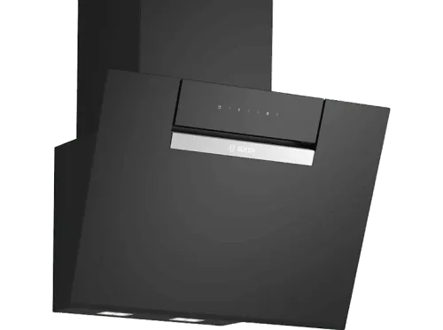 Campana decorativa Bosch DWK67FN60 Serie 4 4 velocidades 768 m³/h Home Connect Motor Eco Silence 59 cm Cristal negro