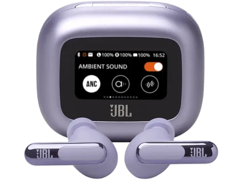 Auriculares True Wireless JBL Live Beam 3 48 h Autonomía Cancelación de Ruido IP54 Purple