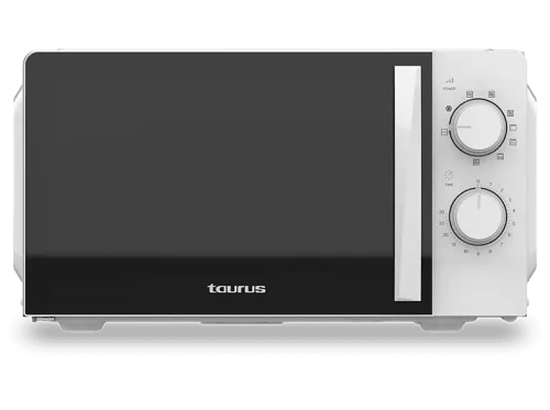 Microondas con grill Taurus Ready Grill Ver.IV 700 W 6 Niveles de Potencia 20 l Descongelación Puerta de Cristal Blanco