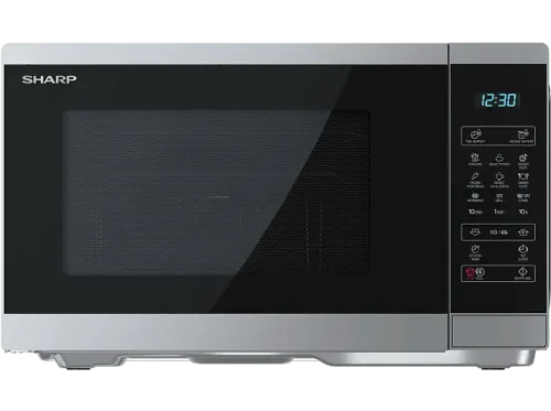 Microondas con grill Sharp YC-MG252AE-S 900 W 11 Niveles de Potencia 25 l Plata