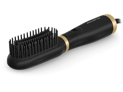 Cepillo alisador Rowenta Powerstraight Air UB5920F0 500 W 2 en 1 3 temperaturas Cabello húmedo mojado y seco Negro