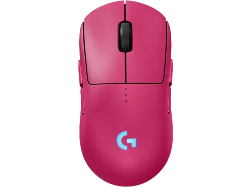Ratón gaming Logitech G Pro 2 Lightspeed Bluetooth Inalámbrico 32.000 ppp Ambidiestro Botones personalizables Conmutadores Lightforce Magenta