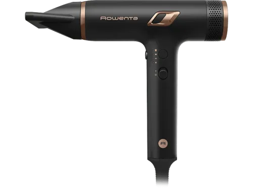 Secador Rowenta HY8310F0 1700 W 3 velocidades 3 accesorios Tecnología de motor de alta velocidad Ultraligero Negro