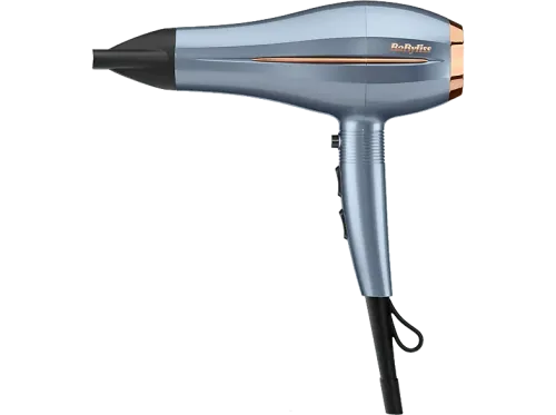 Secador BaByliss Demin Luxe D251PE 2200W 3 Temperaturas 2 Velocidades Aire Frío Antiencrespamiento Azul