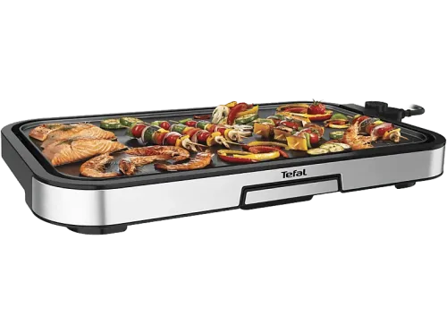 Plancha de asar Tefal Giant Plancha XL CB631D10 2300 W Revestimiento antiadherente resistente 5 Ajustes Calentamiento uniforme Gris