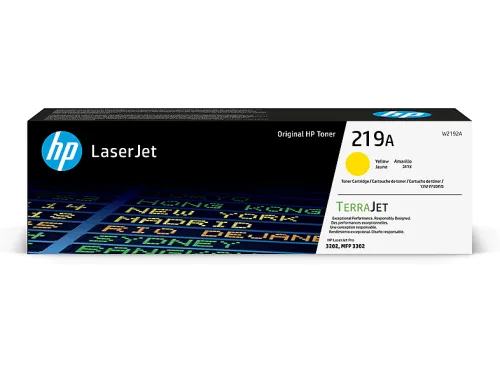 Tóner- HP 219A Laserjet Aproximadamente 1200 páginas HP Planet Partners Amarillo