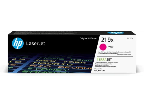 Tóner- HP 219X de alta capacidad Laserjet Aproximadamente 3200 páginas HP Planet Partners Magenta