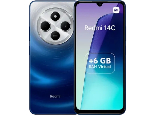 Móvil Xiaomi Redmi 14C Azul 128GB 6GB RAM 6.88" HD+ MediaTek Helio G81 Ultra 5160mAh Android