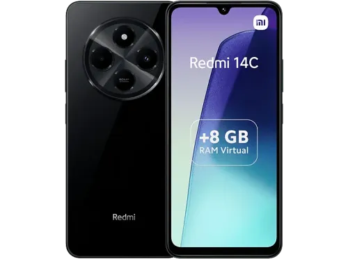 Móvil Xiaomi Redmi 14C Negro 256GB 8GB RAM 6.88" HD+ MediaTek Helio G81 Ultra 5160mAh Android