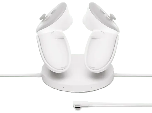 Accesorio VR Meta Base de carga compacta Para Gafas Meta Quest 3S Blanco lunar