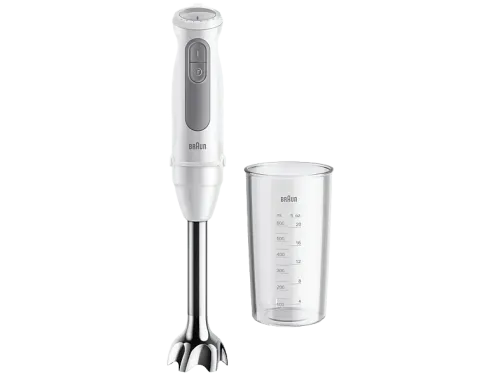 Batidora de mano Braun MultiQuick 5 MQ50001MWH 1000 W 21 Velocidades Vaso medidor 600 ml Blanco/Gris