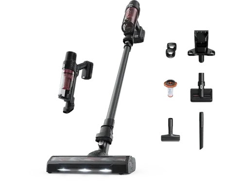 Aspirador escoba Rowenta RH6A75WO X-Pert 7. 60 Animal Care 140 W 0.44 L 45 min Ligera Multisuperficie Especial mascotas Rojo