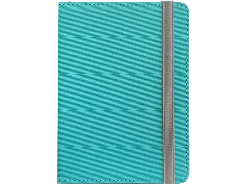 Funda eBook Silver HT Universal 6" Wave Compatible Dispositivos hasta 6" Sistema de Sujeción con Ganchos Pale Blue