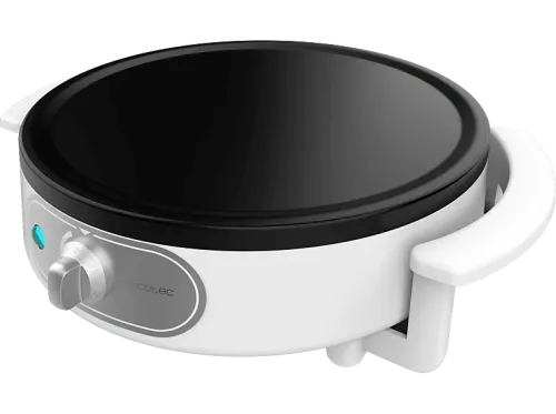 Crepera Cecotec Crepera Fun Creepy 1200 W Revestimiento antiadherente Indicador luminoso Potencia regulable Grey