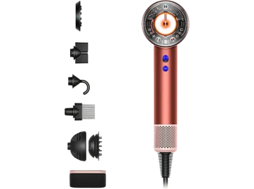 Secador Dyson Supersonic Nural™ Edición limitada 1600 W 4 Niveles temp precisos Estuche de presentación Strawberry bronze+ Blush pink
