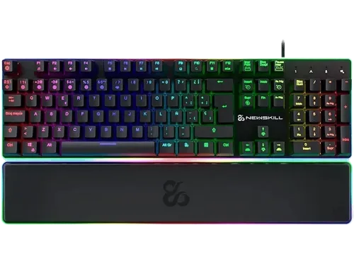 Teclado gaming Newskill Gungnyr Pro USB Retroiluminación RGB Negro