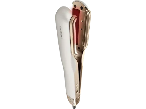 Plancha de pelo Cecotec RitualCare Air Lisse 2in1 Champagne Plasma Seca y alisa a la vez Cerámica y queratina 3 temp 2 accesorios Champagne