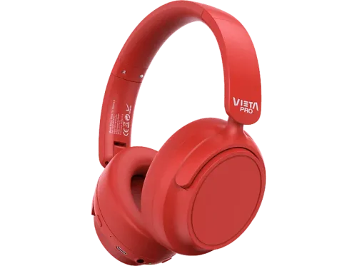 Auriculares inalámbricos Vieta Silence 3 Circumaurales Bluetooth 50h Autonomía Cancelación Ruido Rojo
