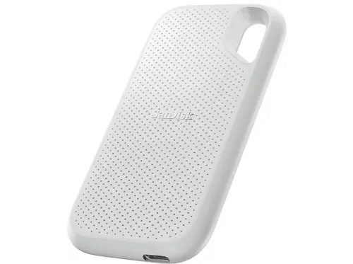 Disco duro SSD externo 1TB SanDisk Extreme Portable SSD 2.5" Hasta 1050 MB/s NVMe USB 3.2 IP65 Blanco