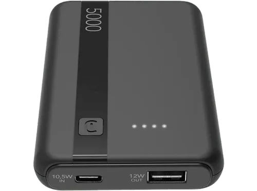 Powerbank CellularLine PBENTRY5000K 5000 mAh USB tipo A a USB tipo C Negro