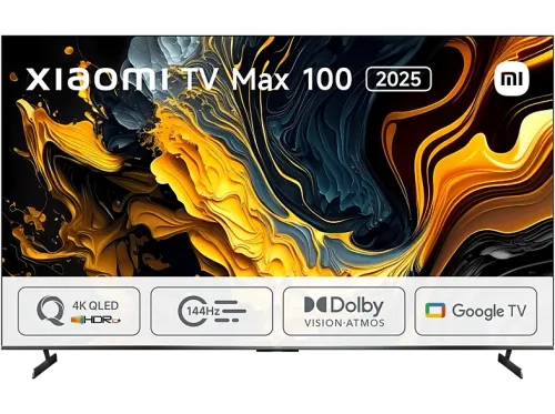 TV QLED 100" Xiaomi TV Max 100 QLED 4K Smart TV con Google 120-240Hz Dolby Vision Atmos Gris oscuro