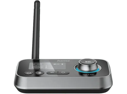 Adaptador Bluetooth Hama 00205322 Transmisor y Receptor Bluetooth Rango 10 m Negro