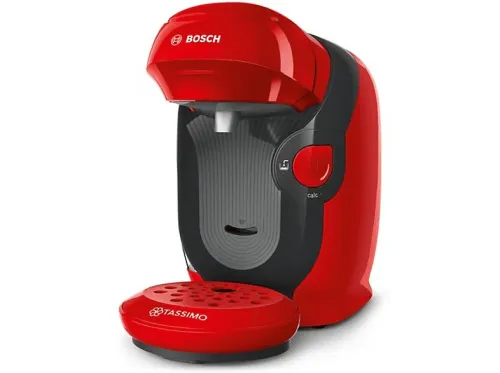 Cafetera de cápsulas Bosch TAS1103C3B 3.3 bar 0,7 l 1.400 W  Intellibrew 3 pack  T DISC regalo Rojo