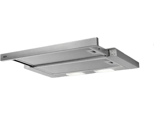 Campana extraíble AEG DPB3632S Telescópica 3 velocidades 410 m³/h Luces LED 60 cm Inox