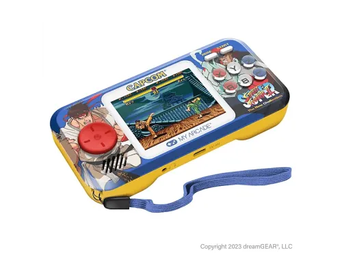 Consola retro portátil My arcade Pocket Player Pro Street Fighter II Incluye Super Street Fighter II