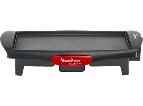 Plancha de asar Moulinex Accessimo CB560811 1.800 W Termostato Multiposición Recubrimiento Antiadherente Negro