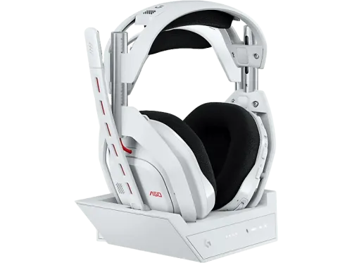 Auriculares gaming Logitech G ASTRO A50 Gen 5 + Estación base PlaySync Audio Inalámbrico Micrófono 48kHz PC-PS-Nintendo-Xbox Lightspeed Blanco