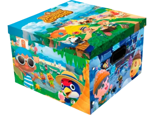Caja organizadora Pyramid Animal Crossing Cartón 37x37x23.5 cm Multicolor