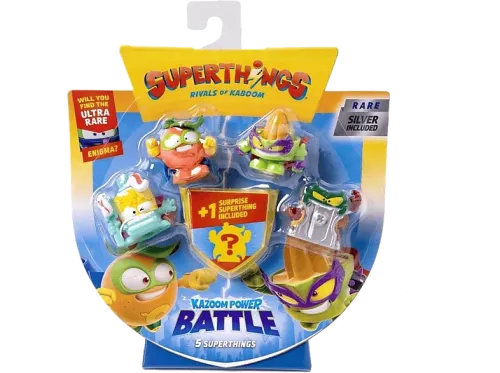 Juego Superthings 530PST15B616IN00 Pack de 5 Kazoom Power