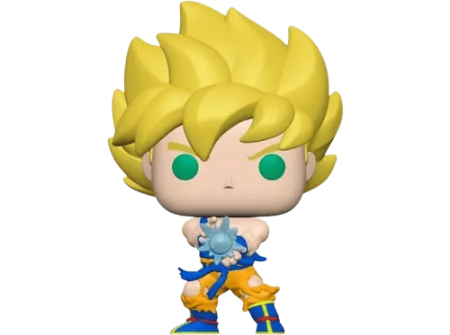 Figura Funko Pop! Sherwood  Dragon Ball Z Super Saiyan Goku with Kamehameha 9.5 cm Vinilo Multicolor
