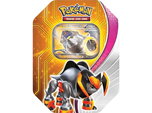 Juego Magicbox Pokémon Trading Card Game: Paradox Destinies Tin 1 lata con 1 carta aleatoria (entre 4 opciones) en inglés
