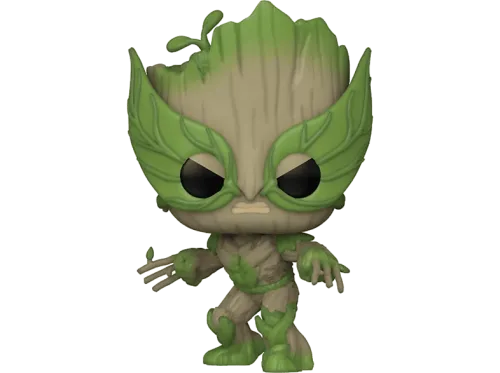 Figura Funko Pop! We Are Groot: Groot como Groot como Lobezno Vinilo 10 cm