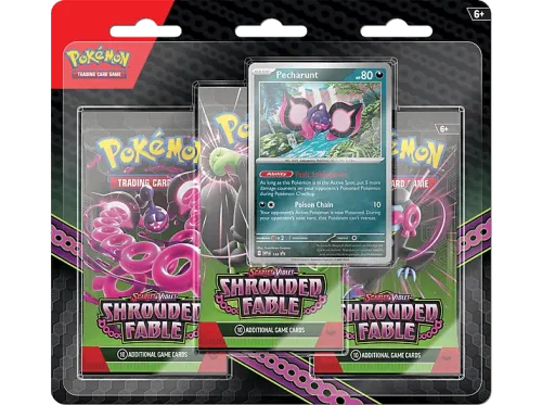 Juego Magicbox Pokémon Scarlet & Violet: Shrouded Fable Three Pack Blister Display
