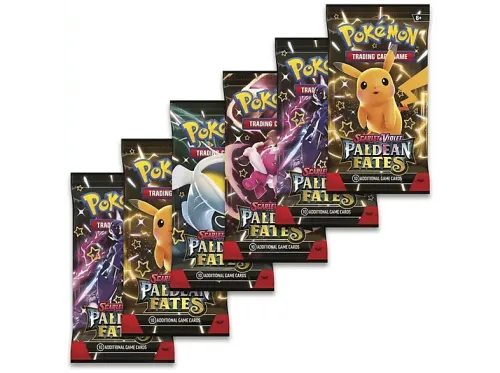 Juego Magicbox Paquete de refuerzo Pokémon Scarlet y Violet Paldean Fates Aleatorio