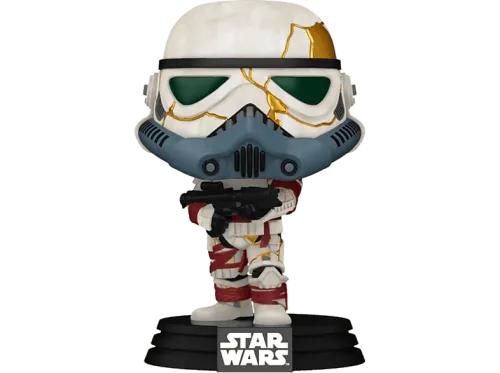 Figura Funko Pop! Star Wars Ahsoka: Thrawn's Night Trooper (casco gris) Bobble Head Vinilo