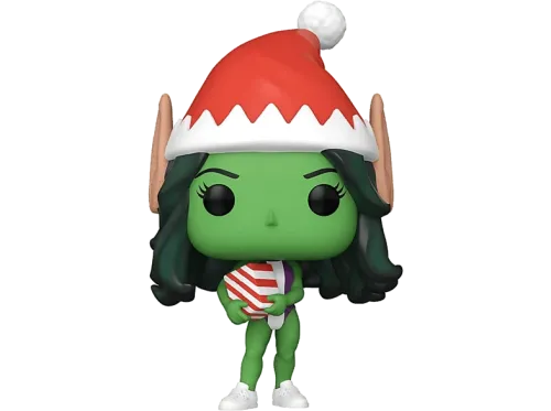 Figura Funko Pop! Marvel: Holiday She-Hulk 9 cm Vinilo