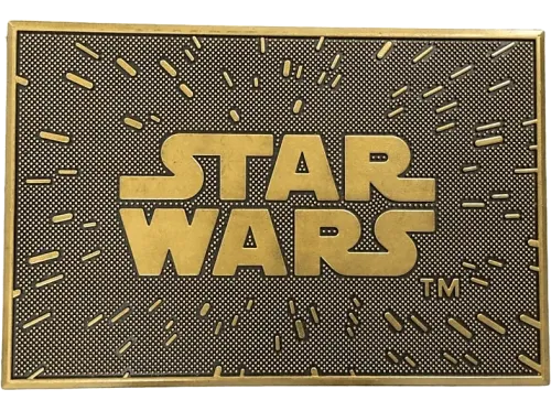 Felpudo Sherwood Star Wars Logo Caucho Dorado