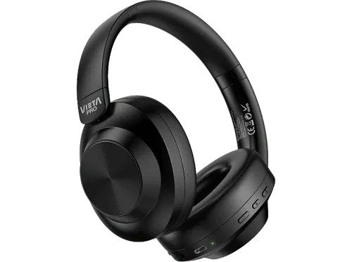 Auriculares inalámbricos Vieta Way 4 Circumaurales Bluetooth 50h Autonomía Diseño doble plegado Micrófono Negro