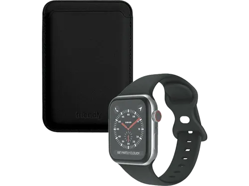 Correa Friendly License FRTAR014 Incluye Wallet Magsafe Negro +Anillo Magnético Negro