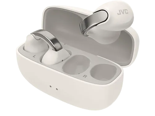 Auriculares conducción de aire JVC HA-NP1T Intraurales Bluetooth IPX4 24h Autonomía Bluetooth 5.3 Micrófono Blanco