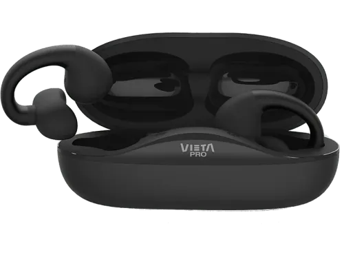 Auriculares conducción de aire Vieta Open  15h Autonomía Bluetooth IPX4 Panel táctil Micrófono Negro