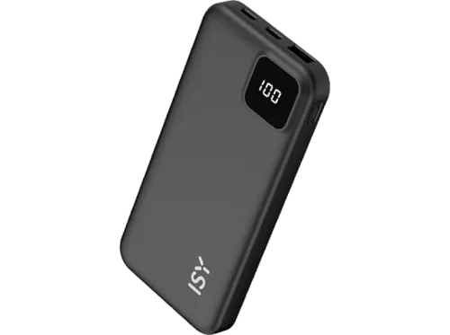 Powerbank Isy IPP 10001 10000 mAh USB-C USB-A Negro