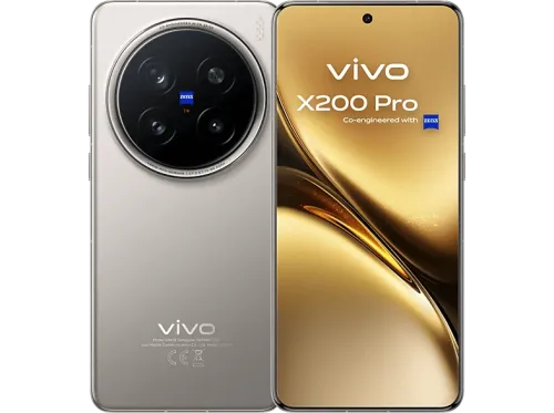 Móvil vivo X200 Pro Titan Titanium 512 GB 16 GB RAM 6.78" AMOLED 8T LTPO MediaTek Dimensity 9400 (3nm) 6000 mAh