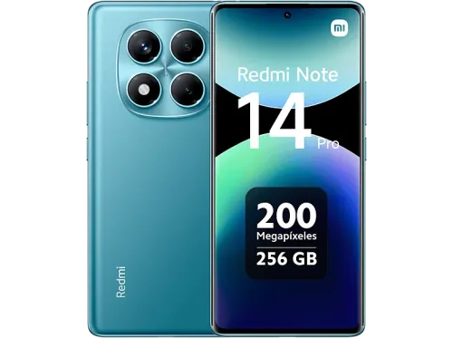 Móvil Xiaomi Redmi Note 14 Pro Azul océano 256 GB 8 GB RAM 6.67" AMOLED FHD+ MediaTek Helio G100-Ultra 5500 mAh