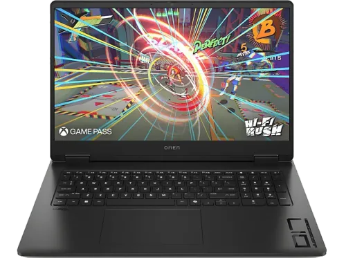 Portátil gaming HP OMEN 17-db0007ns 17.3 " QHD AMD Ryzen™ 9 8945HS 32GB RAM 1TB SSD Gráficos RTX™ 4060 Sin sistema operativo Negro