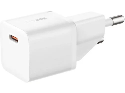 Cargador Baseus GaN5 Mini Universal 20W USB-C Blanco